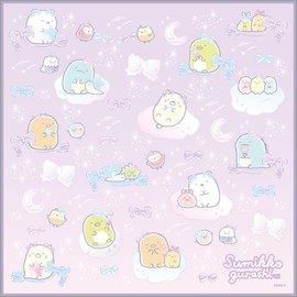 San-X CH44403 Sumikko Gurashi Lunch Napkin Purple H430 x W430mm