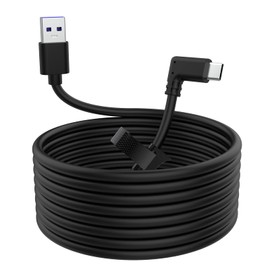 VR Link Cable Compatible with Oculus/Meta Quest 2/3/Pro Accessories and PC/Steam VR, High Speed Data Transfer & Fast Charing, for VR Headset and Gaming PC, 10ft