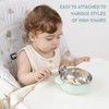 Cucharas de bebé autoalimentadas para 6 meses, correa de silicona