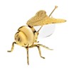Godinger Honey Jar Gold Bee Themed Serverware Breakfast, Tea or