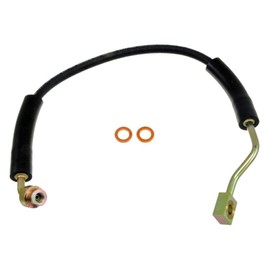 KarParts360 For Ford E-350 Econoline Club Wagon 1992 Brake Hose | EPDM Rubber | Black | Banjo End 1 | Treated Steel End 1 and 2 | 0.38 Inches End 1 Thread Size | Replacement For F2UZ-2078-D