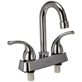 Dica 4053 Mezcladora de 4" Tipo Bar para Lavabo con Manerales de Palanca, Cromado