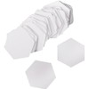 100 Pieces White Hexagon Piecing Paper - Sewing Easy Mini