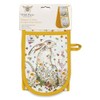 Double Oven Gloves - Organic Cotton - Floral Design -