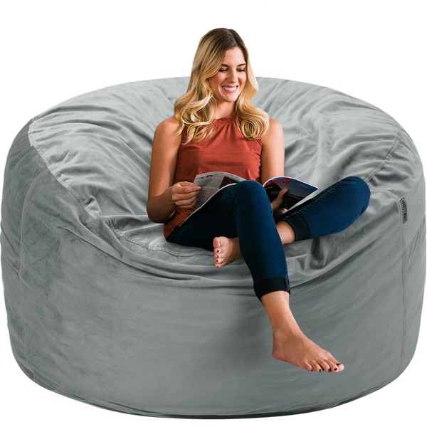 HABUTWAY Bean Bag Chair 3Ft Luxurious Velvet Ultra Soft Fur