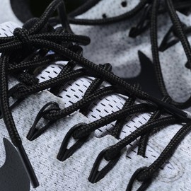 AOMIDI Shoelaces Round Athletic Shoes Lace (3 Pair) - for Shoe and Boot Laces Shoelaces Replacements, Black, 72" inches (183 cm)