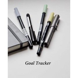 Goal Tracker: Undated Notebook for Organizing Goals