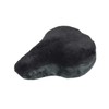 Reissner Lambskin Bicycle Saddle Cover Lambskin Combined with Faux Fur