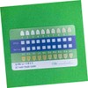 Healeved 3sets Tooth Shade Cards for Supplies Pvc Contrast Chart