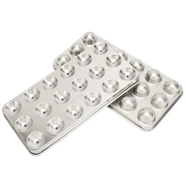 Ice Cube Tray, 304 Stainless Steel Round Ice Cube Tray, Reusable, Circular Ice Cube Tray for Wine, Drinks, Bar, Restaurant