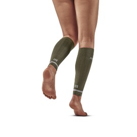 The Run Calf Sleeves 4.0, Olive, Women, II