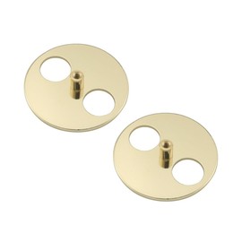 JianLing 2PCS Music Box Metal Mechanical Plate Winding Turntable Base Gold 55mm for Rotary Music Box Handicraft Winding Base Accessories