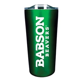The Fanatic Group Babson College Double Walled Soft Touch Tumbler, Design-6 - Green