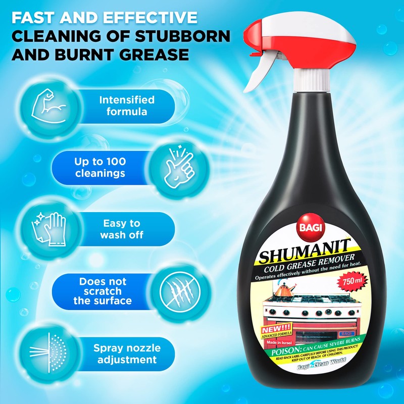 BAGI SHUMANIT - Cold Grease Remover. Spray for The immediate