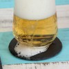 Set of 6 Rustic Round Slate Stone Drinks Coasters with