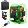 Tacklife 3 x 360 Degree Laser Level Self-Leveling Green Cross