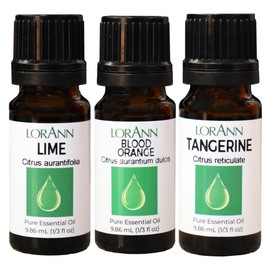 LorAnn Essential Oils - Relax & Refresh Collection: 3 Pack of 1/3 oz. Dropper Bottle - 1 Each of Oils: Lavender, Lemongrass, and Tea Tree