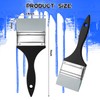 Nezyo 3 Inch Silicone Paint Brush Silicone Brush for Crafts