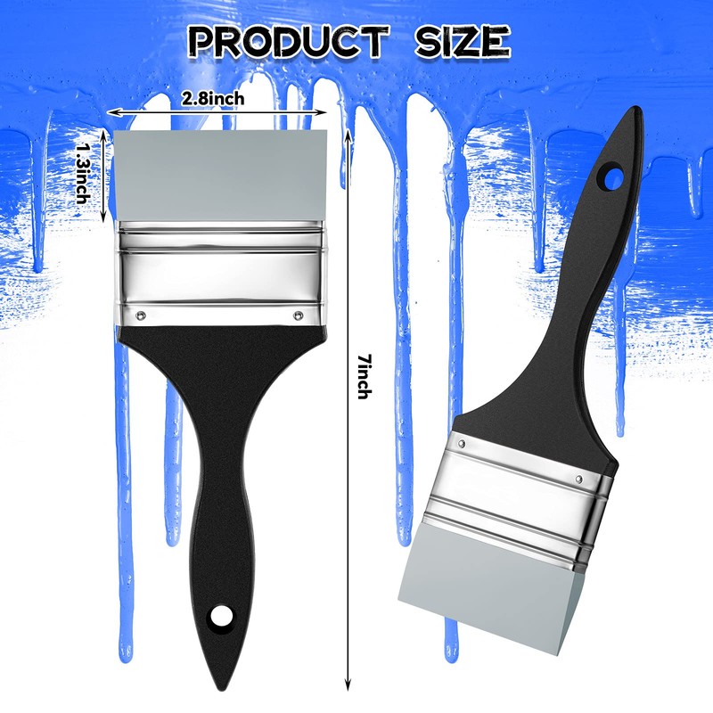 Nezyo 3 Inch Silicone Paint Brush Silicone Brush for Crafts