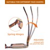 JM Fully Magnified Reading Sunglasses Women with Spring Hinge, Fashion