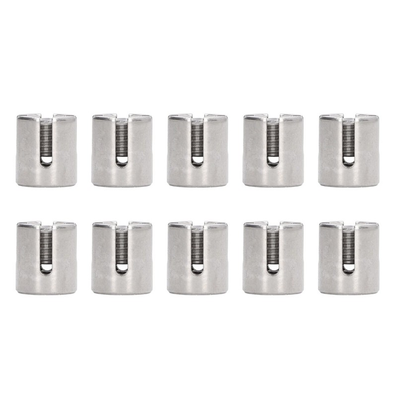 10 Pcs Cross Wire Rope Clip M10 Thread 316 Stainless
