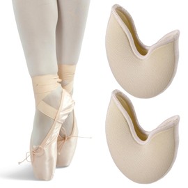 BOHUIZ Ballet Dance Toe Pads, Soft Toe Pads for Pointe Shoes, Toes Pouches Pads Cover Forefoot Wrap Pad Toes Protectors Cover Sponge Insoles for Women Girls Dancers