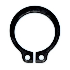 LVINAS "Φ20" "Inner Diameter 18.5mm" Shaft C Tomawa 10 Pcs Domestic Snap Ring for Shaft [Spring Steel Material/Phosphate Coating Treatment] Hardness "HRC44-53" (Φ20) (Φ25)