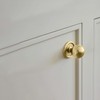 BRIXWELL Closet Back Plate Metal Material, Polished Brass Finish, 2-3/4"