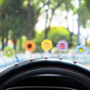 DWUENT 8pcs Daisy Resin Fridge Magnets - Strong Magnetic Flower