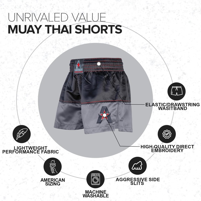 Anthem Athletics - Pantalones cortos para Muay Thai (50 /