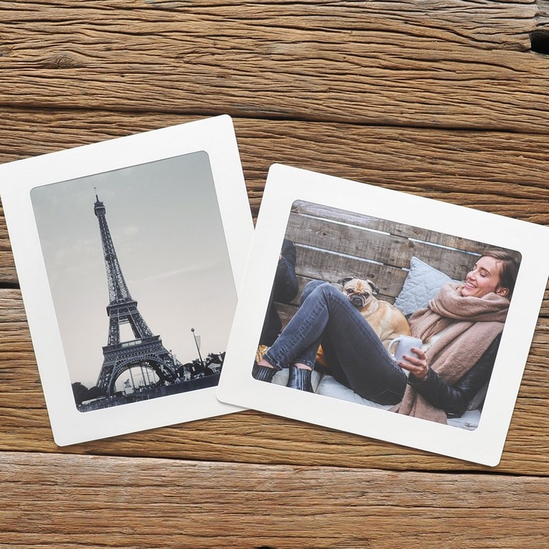 Monolike Paper Photo Frames 8x10 Inch White 10 Pack -