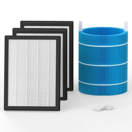 Togameoy DH3i Replacement Filter Compatible with Blueair 2-in-1 Purify + Humidify Air Purifier and Humidifier, DH3i Filters (3 Particle Filters + 1 Wick Filter +2 Sponges)