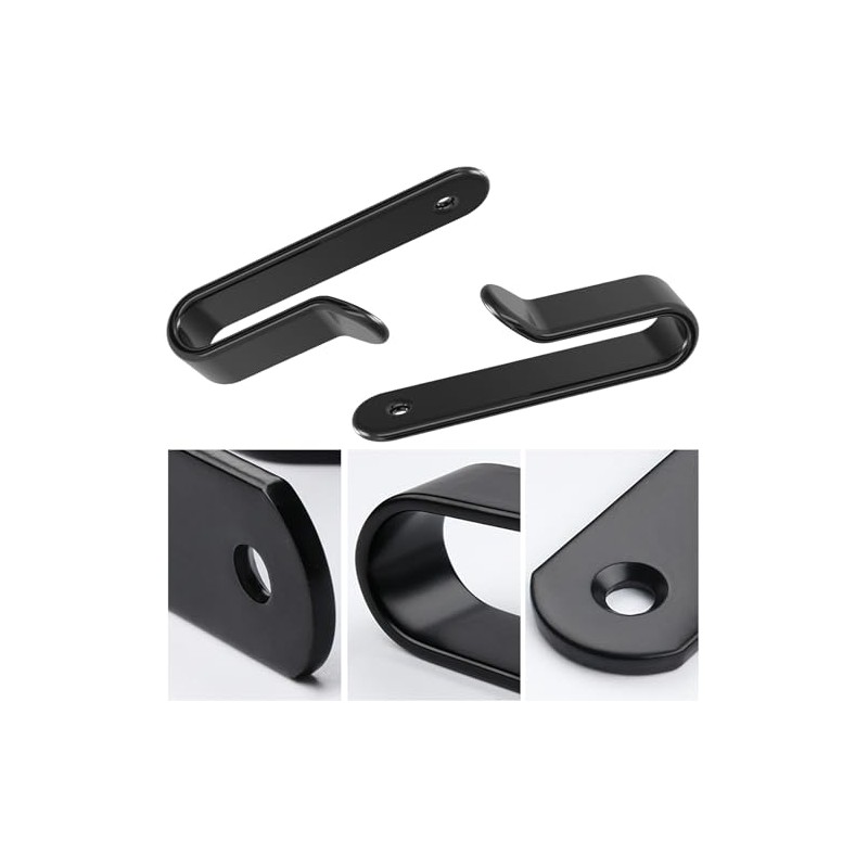 4-Pack Snowboard Wall Mount Clips for Stylish Display