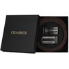 CHAOREN, Business Belt, Set of 2, Men's, Large Size, Auto