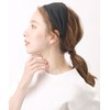 Vingtaine HK-282-BK- Hair Headband, Basic, Wide, Hair Accessories, Simple, Wide