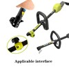 SD-CityCliq Pole Saw Attachment(12") and Extension Pole(30") fits for Ryobi,Craftsman,Weed