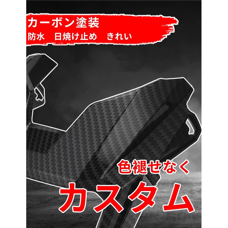 JFG MSX125 GROM125 Motorcycle Headlight Cowl Headlight Cover Carbon Style