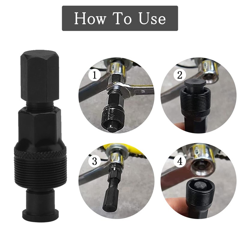 Crank Puller Bicycle, TNSLAND Bottom Bracket Tool Bicycle Crank Puller,
