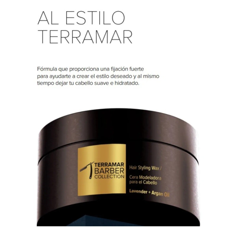 Cera Modeladora Para Cabello Lavanda Aceite De Argán / 90