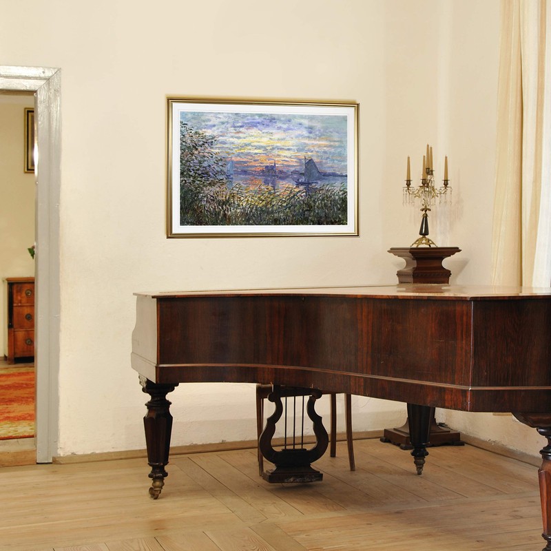 Monet Wall Art Collection Sunset on The Seine, 1874 Fine