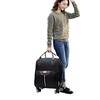 Rolling Laptop Bag, Lightweight Travel Trolley Luggage with 360° Spinner