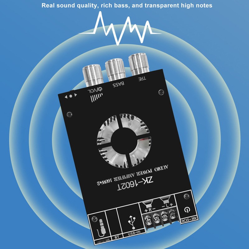 Bluetooth Digital Power Amplifier Module HD Sound High Low Pitch