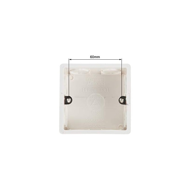 uxcell® Wall Switch Box Electrical Outlet Flush Mount 86 Type