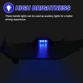 Powerty LED Light for 2025 Toyota Camry XV80 Accessories Inner Door Handle Bowl Mood Lighting Decorative Interior Lamp 4PCS Blue