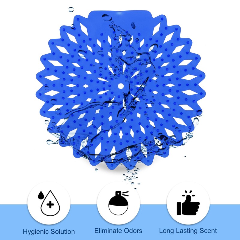 sourcing map 12Pcs Urinal Screen Deodorizer, Anti-Splash Scented Urinal Cakes