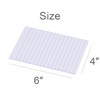Vanpad Lined Sticky Notes 4X6 in Light Purple Pink Ruled