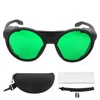 Professional Laser Protective Goggles Portable Beauty Workshop Safety Glasses (Green)