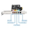 GODSHARK PCIe Sound Card, 5.1 Internal Sound Card for PC