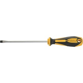 BONDHUS Slotted Screwdriver Blade 0.3 inches (7 mm) x Shaft Length 4.9 inches (125 mm) [Total Length: 9.3 inches (235 mm), Grip Diameter: 1.3 inches (34 mm)] No. 2039