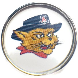 Snap Jewelry Arizona Wildcats College Logo Fashion University Snap Charm